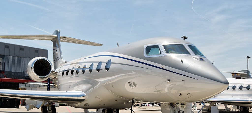 Gulfstream after detailing, polished paint
